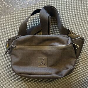 Jordan Black Nylon Cross body bag 2L. Cordura Rip Stop Material, Water Rep.